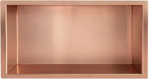 Saqu Shine inbouwnis 60x30x10 cm Geborsteld koper