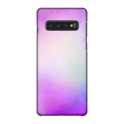 Clouds pastel: Samsung Galaxy S10 4G Volledig Geprint Hoesje