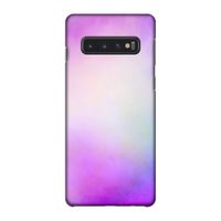 Clouds pastel: Samsung Galaxy S10 4G Volledig Geprint Hoesje