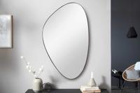 Moderne wandspiegel NOEMI 90cm zwart asymmetrisch design - 40703