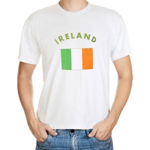 Wit t-shirt Ierland heren