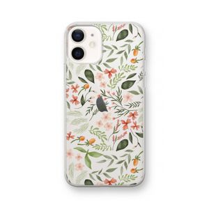 Sweet little flowers: iPhone 12 Transparant Hoesje