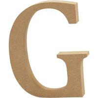 Creativ Company Letter, g, h: 8 cm, dikte 1,5 cm, 1 stuk