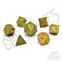 CritStones Metal Dice Set Gorgon Gaze (7) CritStones Metal Dice Set Gorgon Gaze (7)