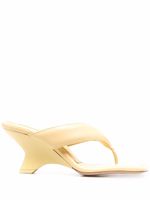 GIABORGHINI mules Gia 6 en cuir - Jaune