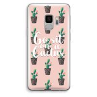 Cactus quote: Samsung Galaxy S9 Transparant Hoesje