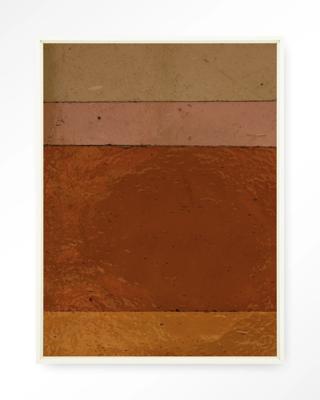 Urban Cotton Wandkleed 'Geen Bruin Roze Achtig' 80 x 110cm in Floating Frame - off white Urban Cotton Wandkleed 'Geen Bruin Roze Achtig' 80 x 110cm in Floating Frame - off white