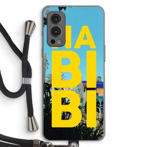 Habibi Majorelle : OnePlus Nord 2 5G Transparant Hoesje met koord