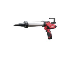 Milwaukee M12 PCG/400A-201B Accu lijm- en kitspuit met 400 ml aluminium patroonhouder 12V 2.0Ah in tas - 4933441665