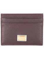 Dolce & Gabbana porte-cartes Dauphine - Marron