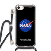NASA: iPhone 8 Transparant Hoesje met koord