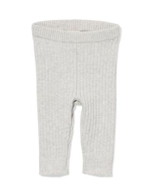HEMA Newborn Legging Rib Grijsmelange (grijsmelange)
