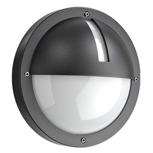 SG Uno LED wandarmatuur 12W 3000K IP65 IK10 grafiet 643640