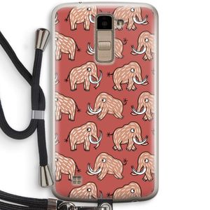 Mammoet: LG K10 (2016) Transparant Hoesje met koord