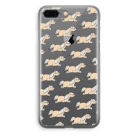 Ponys: iPhone 8 Plus Transparant Hoesje