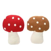 Decoris Kussen paddenstoel polyester 37x32x5cm