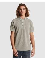 Cast Iron Regular Fit Two Tone Waffle Cpss2603852 Poloshirts 9105 Belgian Block