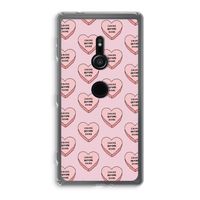 Chicks before dicks: Sony Xperia XZ2 Transparant Hoesje