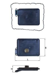 Hydraulische filter, automatische transmissie HX254D