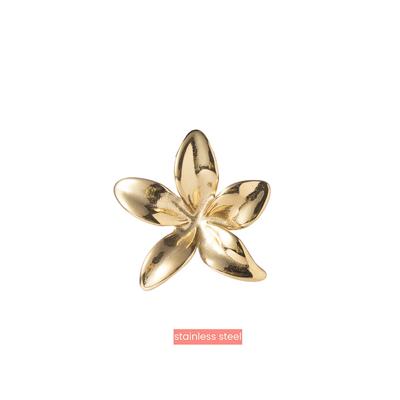 Day&Eve Broche Tropical Flower | Goud