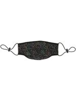 Mostly Heard Rarely Seen masque à motif abstrait - Noir