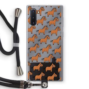 Pony: Samsung Galaxy Note 10 Transparant Hoesje met koord