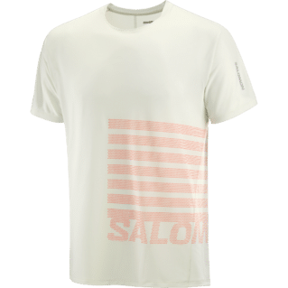 Salomon Sense aero ss tee gfx heren - WIT - Heren
