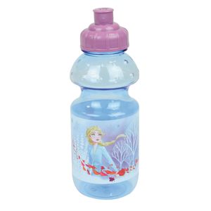 Disney Frozen drinkfles/drinkbeker/bidon met drinktuitje - blauw - kunststof - 350 ml