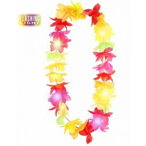 Hawaii slinger/krans met lichtjes