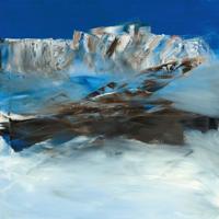 Kunstdruk Conny Roßkamp - Eislandschaft I 98x98cm Kunstdruk Conny Roßkamp - Eislandschaft I 98x98cm