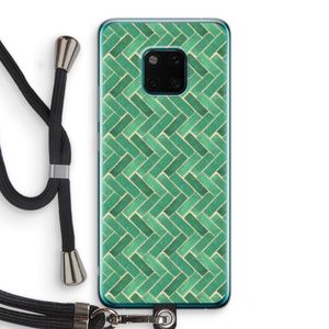 Moroccan tiles 2: Huawei Mate 20 Pro Transparant Hoesje met koord