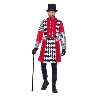 Jas ruiten rood/wit/zwart