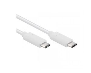 USB-C > USB-C Kabel Wit 1.20M (hangverpakking)