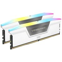 Corsair CMH64GX5M2B6000C40W Werkgeheugenmodule voor PC DDR5 64 GB 2 x 32 GB 6000 MHz CMH64GX5M2B6000C40W - thumbnail