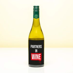 Wijnfles Partners In Wine - Wit (Sauvignon Blanc)