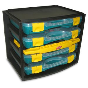 Tayg kunststof multi-box met 4 assortiment boxen nr. 1