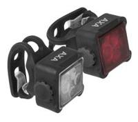Axa Verlichtingsset niteline 44-r led zwart Axa Verlichtingsset niteline 44-r led zwart