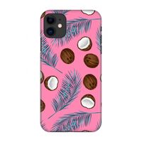 Kokosnoot roze: Volledig geprint iPhone 11 Hoesje