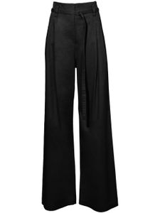 Proenza Schouler White Label pantalon évasé Raver à taille haute - Noir