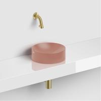 Clou Vale fontein 22cm Keramiek rond zonder kranenbank mat roze CL/03.40164 Clou Vale fontein 22cm Keramiek rond zonder kranenbank mat roze CL/03.40164