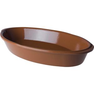 Tapas oven schaal 2,4 liter terracotta 37 x 23 x 6 cm