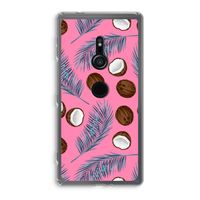 Kokosnoot roze: Sony Xperia XZ2 Transparant Hoesje