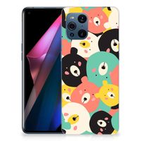 OPPO Find X3 | X3 Pro Telefoonhoesje met Naam Bears