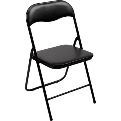 Perel folding chair padded Campingstoel Zwart FP168B