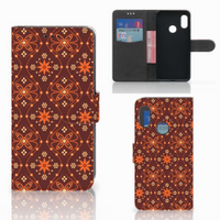 Xiaomi Mi A2 Lite Telefoon Hoesje Batik Brown