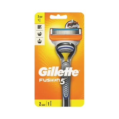 Gillette Fusion 5 Scheerhouder - Met 2 Mesjes Gillette Fusion 5 Scheerhouder - Met 2 Mesjes