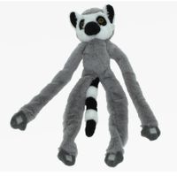 Pluche knuffel dieren Ringstaart Maki aap van 43 cm - thumbnail