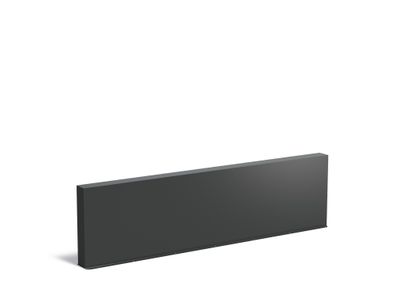 Aluminium muur 300x15x80cm.
