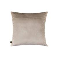 PTMD Lizze Sierkussen - 60x3x60 cm - Fluweel - Beige