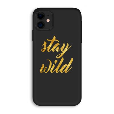 Stay wild: iPhone 11 Biologisch afbreekbaar hoesje